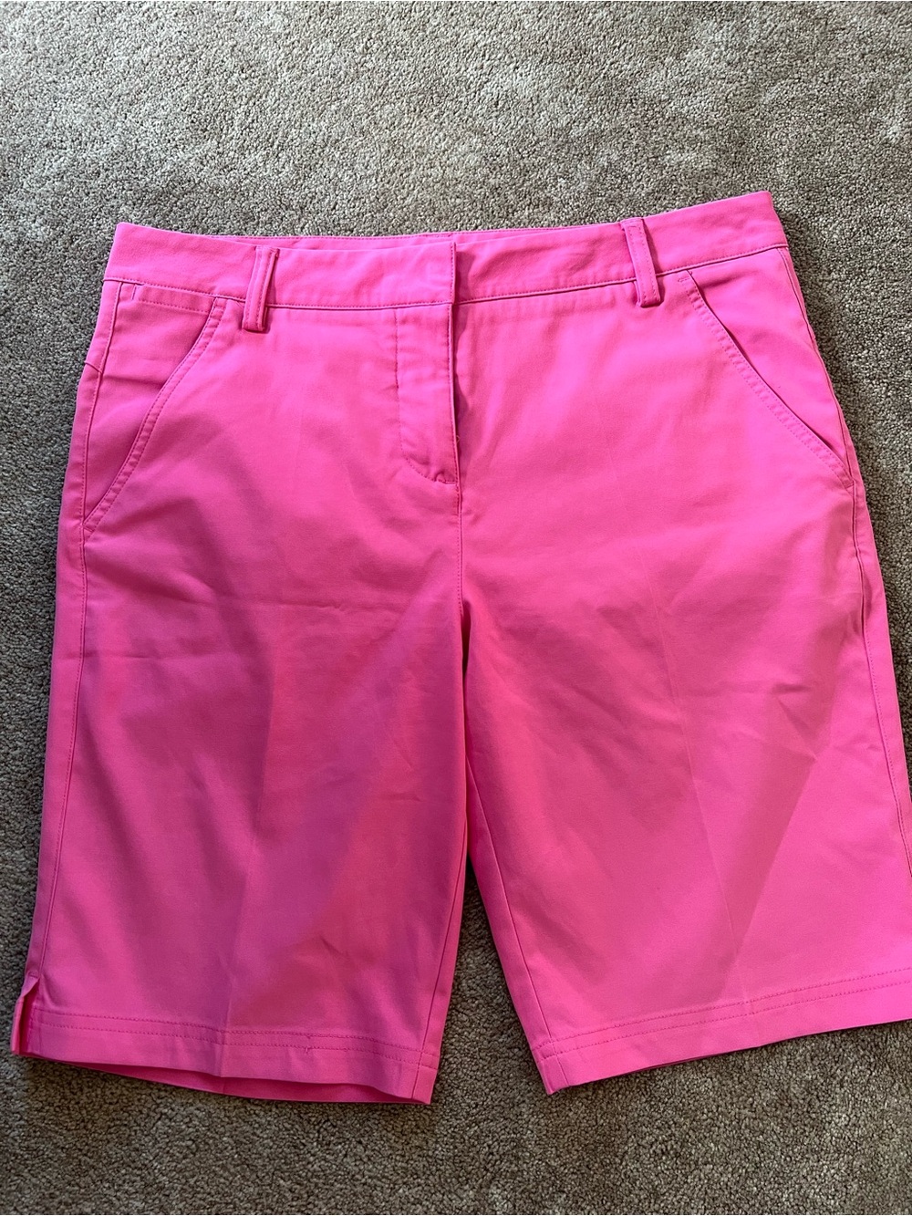 Puma Women's Bright Pink Bermuda Shorts
